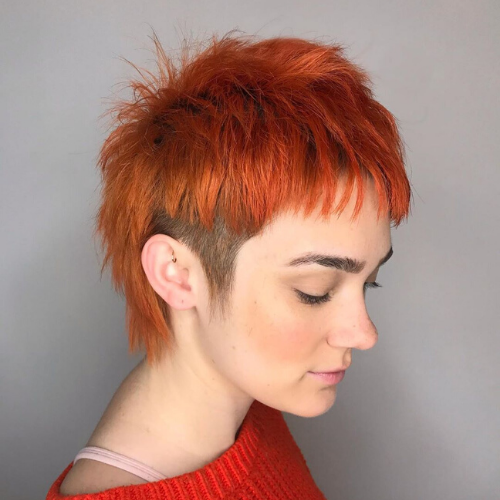 Cool, short haircut by Tease Salon in Saint Paul Minnesota